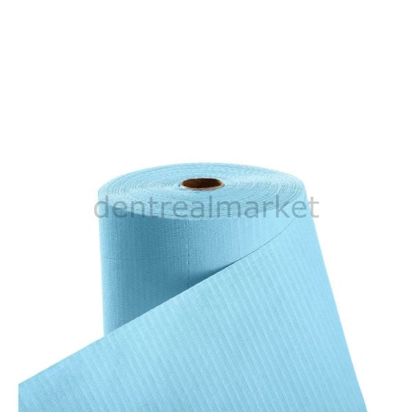 Avrupa Rulo Dişci Hasta Önlüğü -  Light Blue