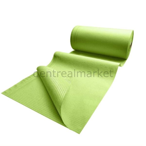 Avrupa Rulo Dişci Hasta Önlüğü -  Green Lime