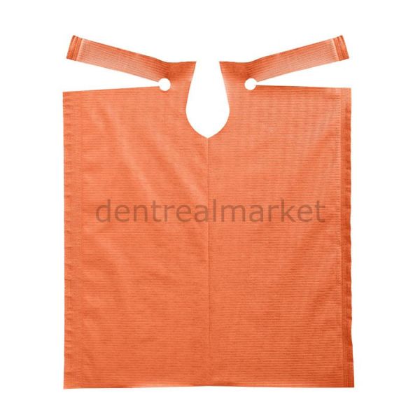 Avrupa Rulo Dişci Hasta Önlüğü -  Orange