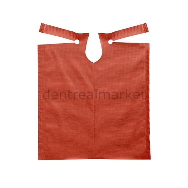 Avrupa Rulo Dişci Hasta Önlüğü - Red