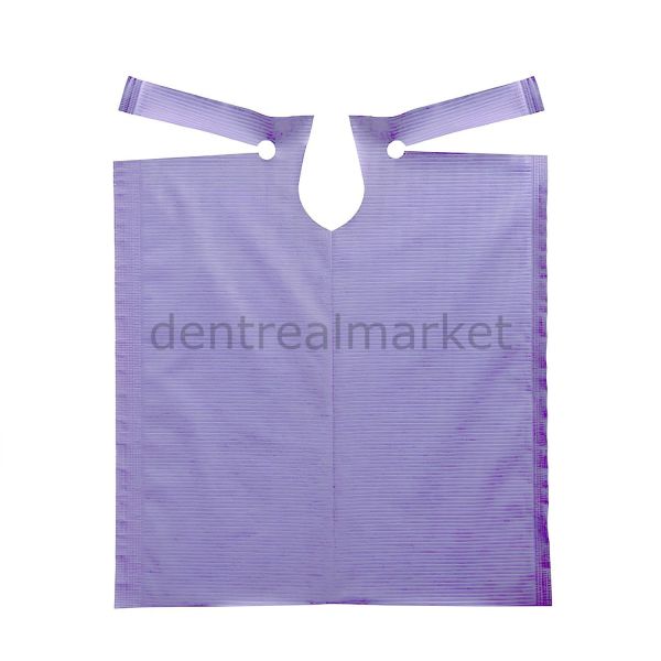 Avrupa Rulo Dişci Hasta Önlüğü -  Violet