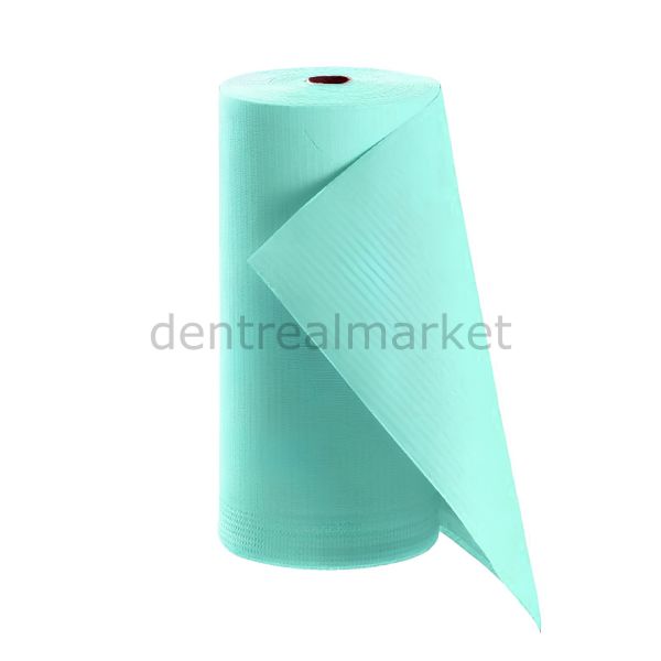 Avrupa Rulo Dişci Hasta Önlüğü - Turquoise