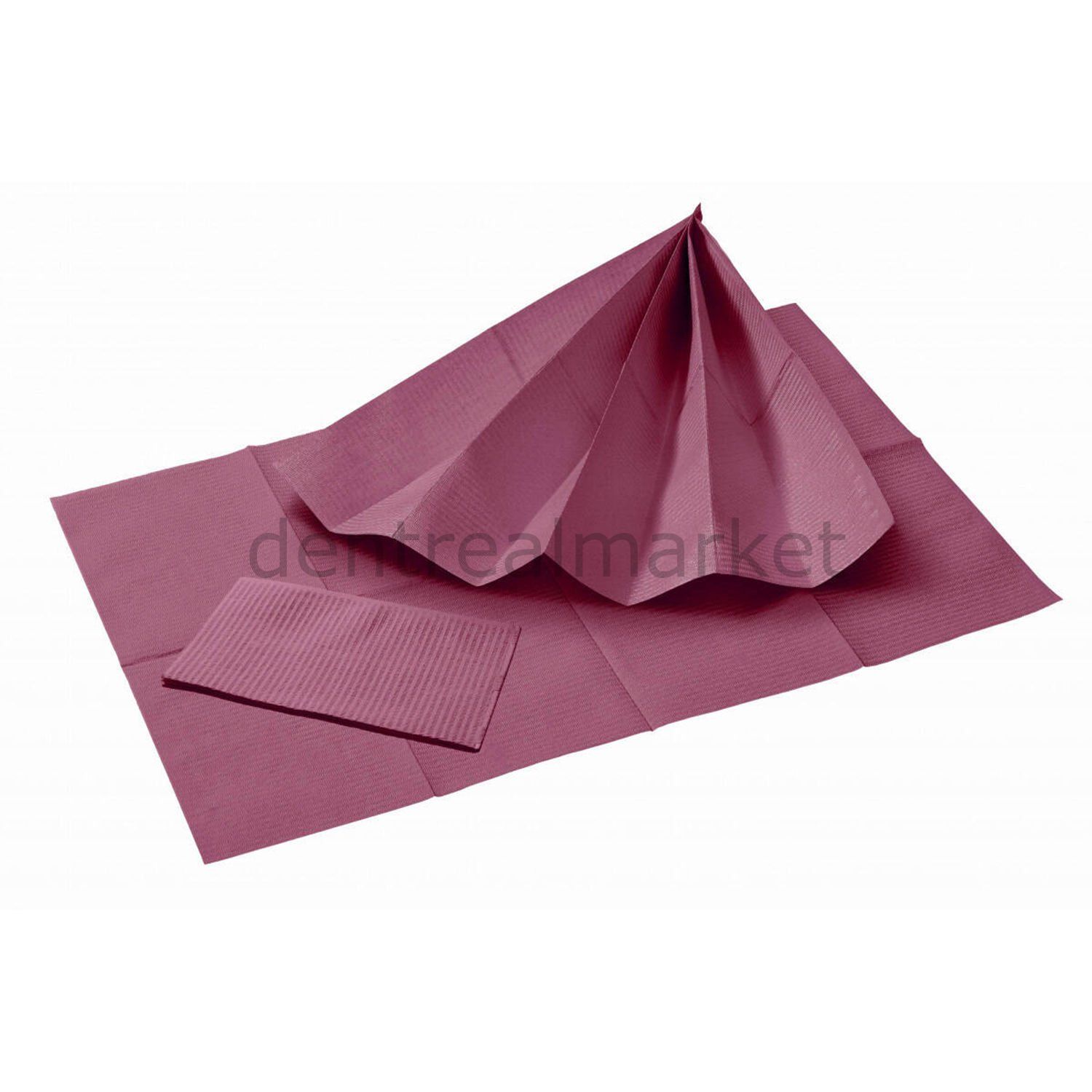 Avrupa Tabla Örtüsü Renkli - 33*44 cm 500 Ad - Bordeaux