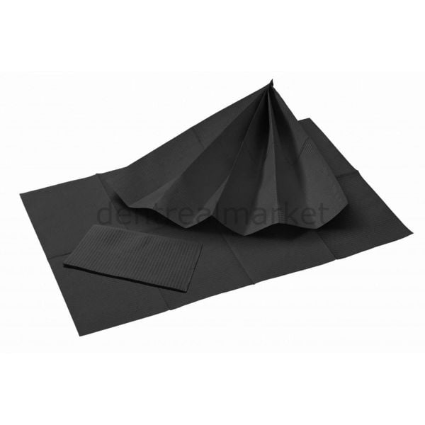 Avrupa Tabla Örtüsü Renkli - 33*44 cm 500 Ad - Black