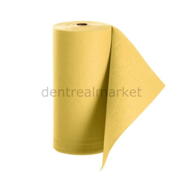 Avrupa Rulo Dişci Hasta Önlüğü ve Tabla Örtüsü Takım -  Yellow