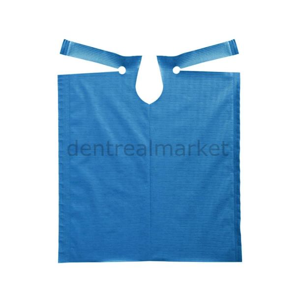 Avrupa Rulo Dişci Hasta Önlüğü ve Tabla Örtüsü Takım -  Dark Blue