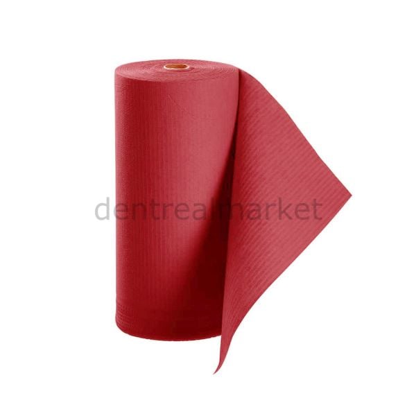 Avrupa Rulo Dişci Hasta Önlüğü ve Tabla Örtüsü Takım - Red