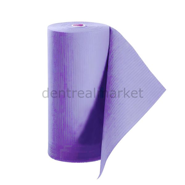 Avrupa Rulo Dişci Hasta Önlüğü ve Tabla Örtüsü Takım - Violet